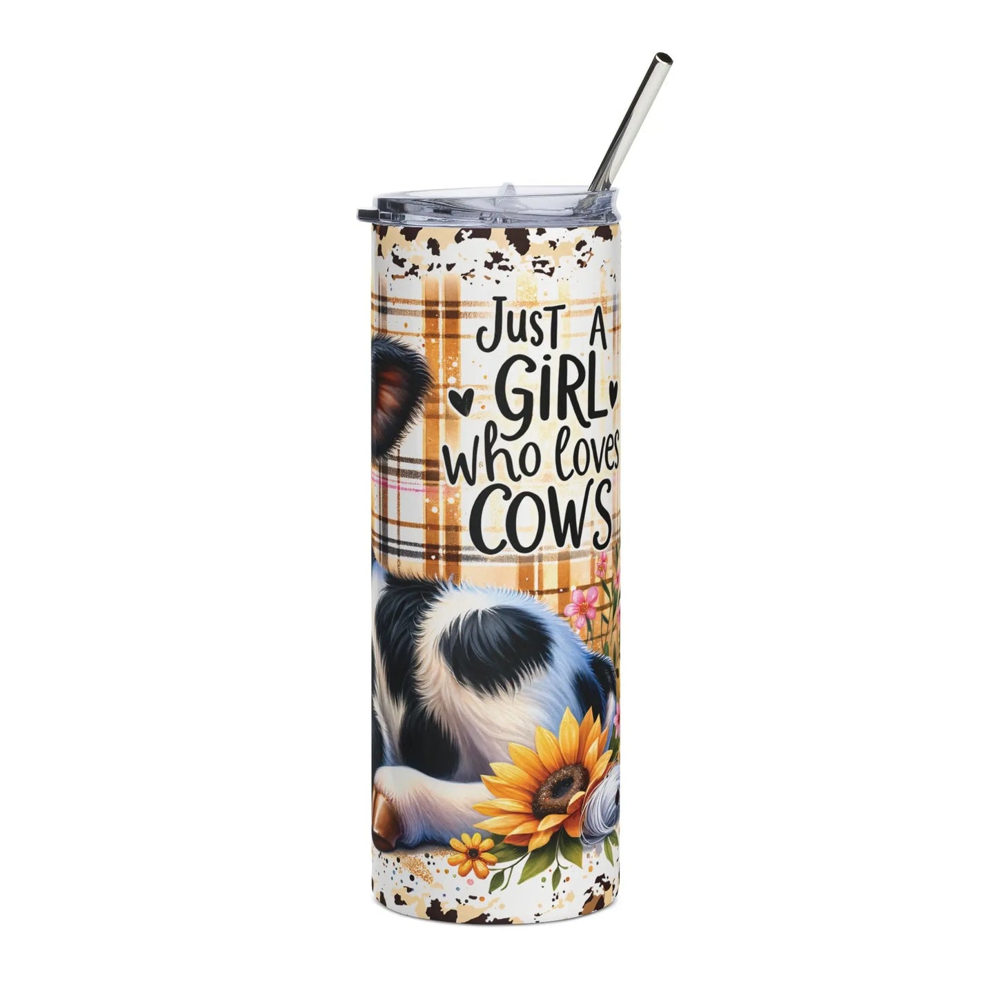 Just a Girl Who Loves Cows Tumbler image 3