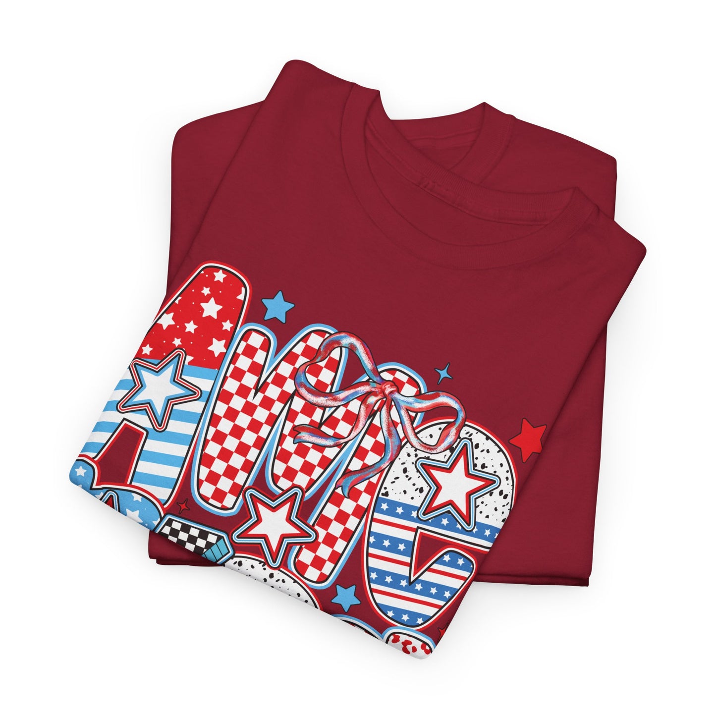 Bold Patriotic Americana Graphic Tee