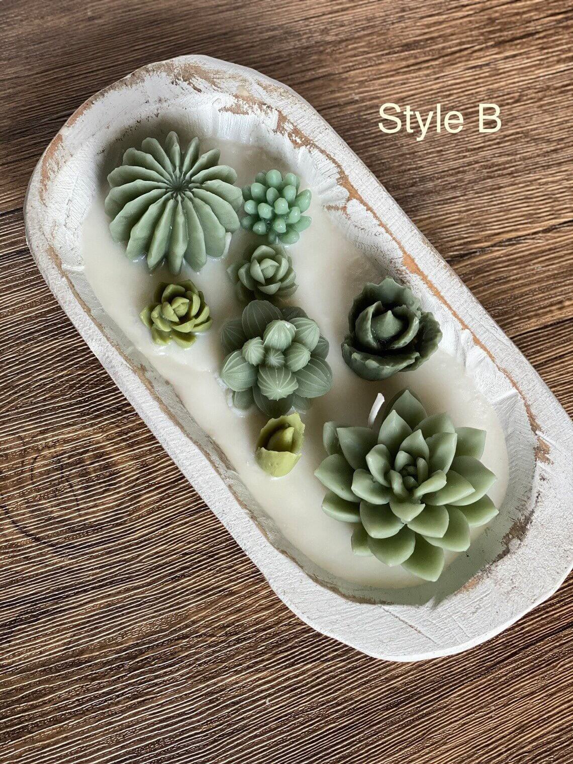 Arizona Dream Cactus Wooden Bowl Candle | Hand-Poured Desert Scent-5