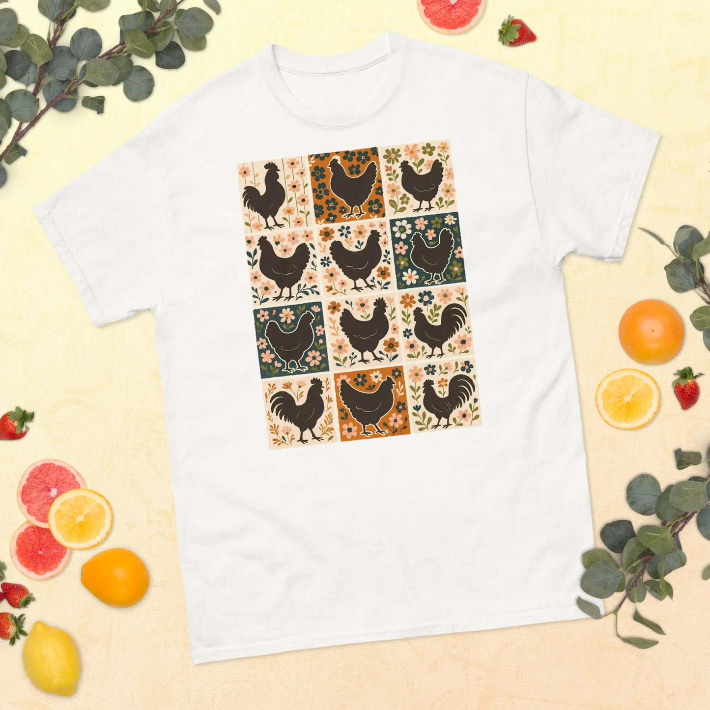 Checkered Chickens Tee image 11