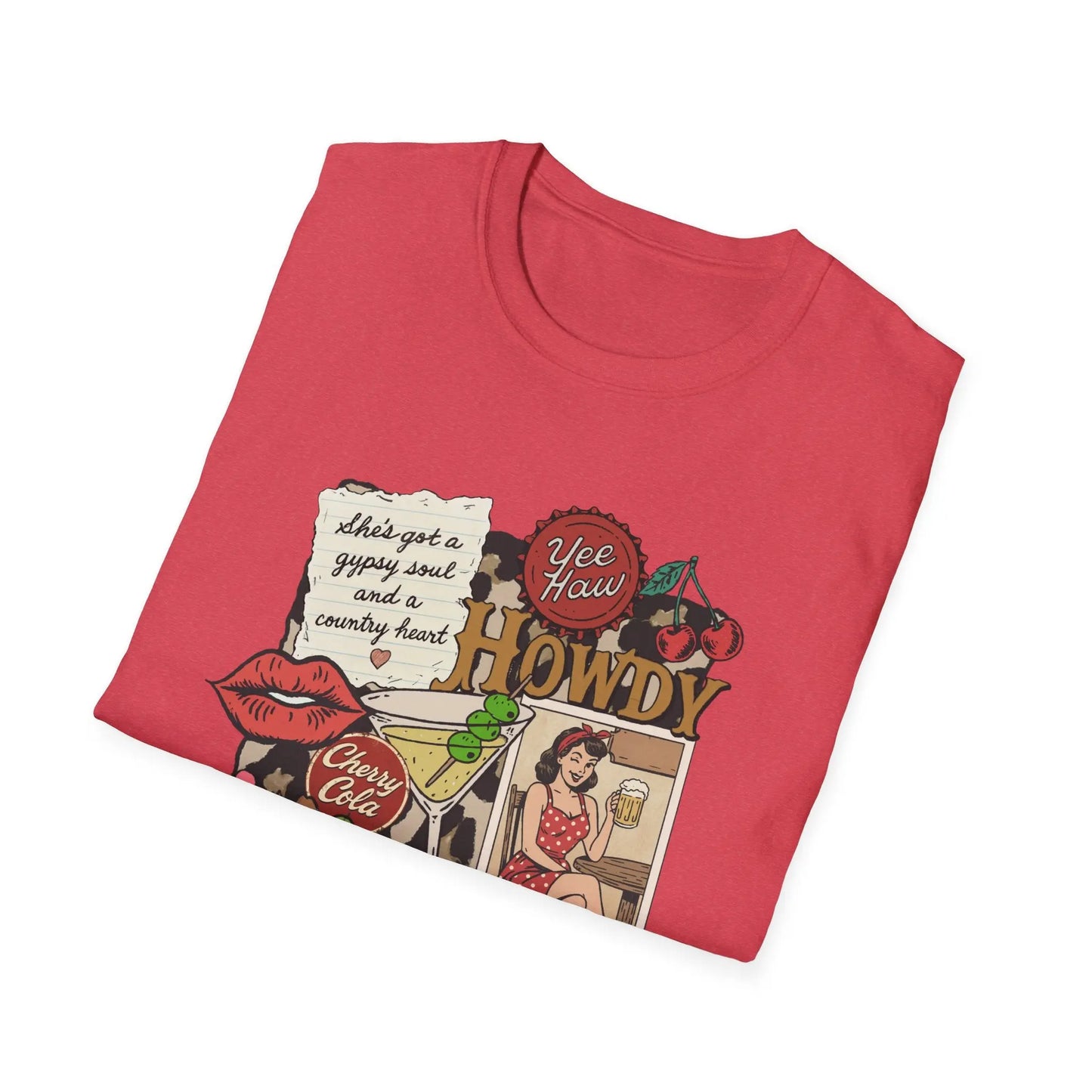 Vintage Pin-Up Western Tee image 11