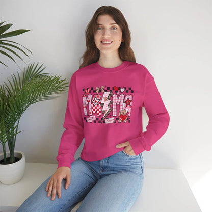Checkered Valentine Mama Sweatshirt image 9