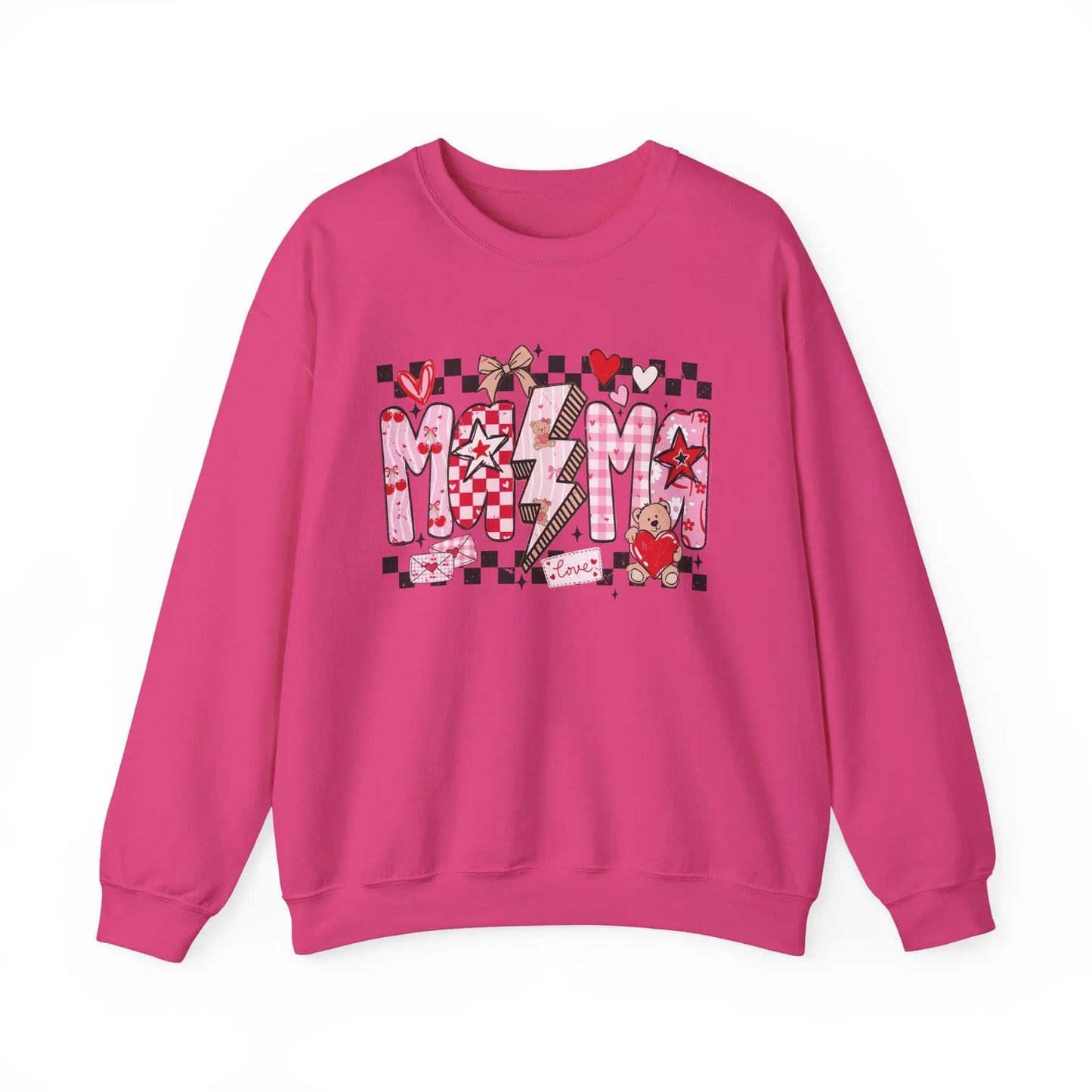 Checkered Valentine Mama Sweatshirt image 8