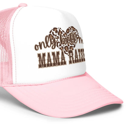 Only Hell Mama Raised Trucker Hat image 28