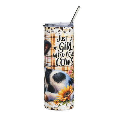 Just a Girl Who Loves Cows Tumbler image 3