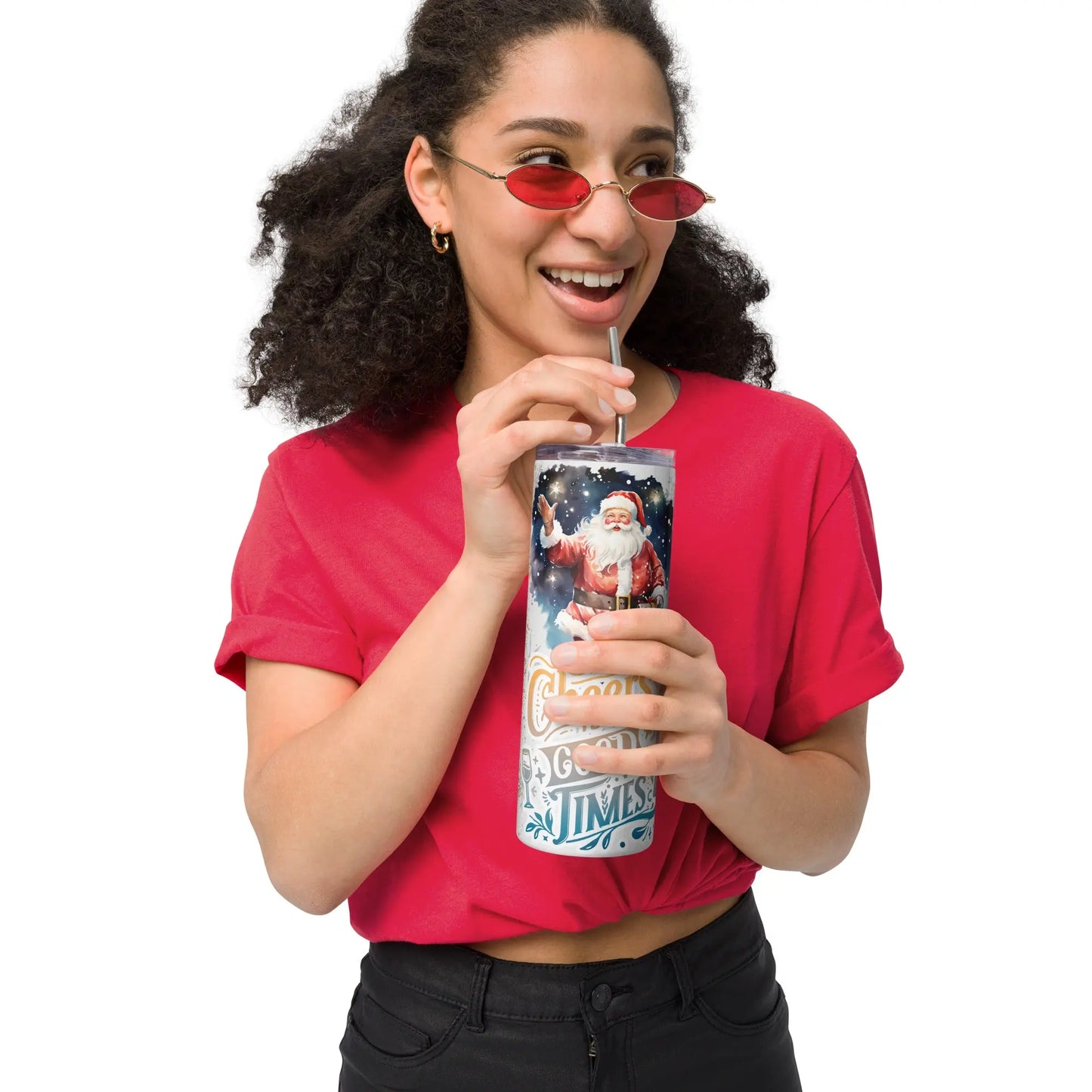 Cheers to Good Times Tumbler image 0