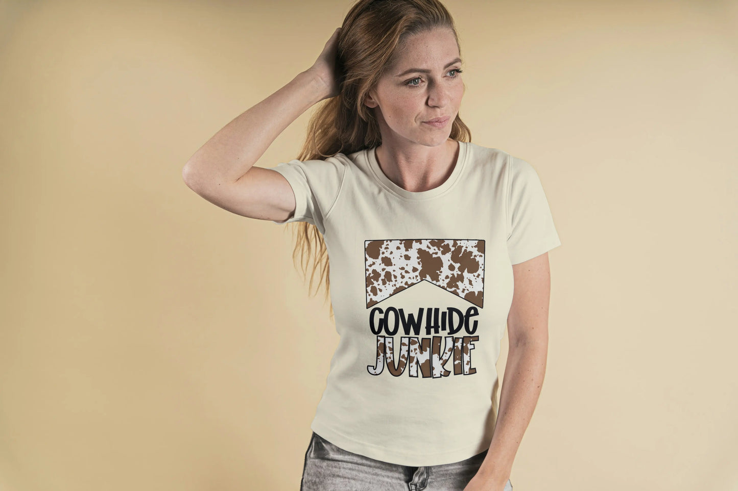 Cowhide Junkie Tee image 0