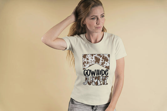 Cowhide Junkie Tee image 0