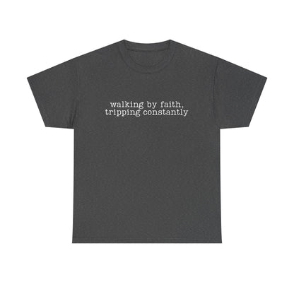 Walking By Faith Crewneck Tee