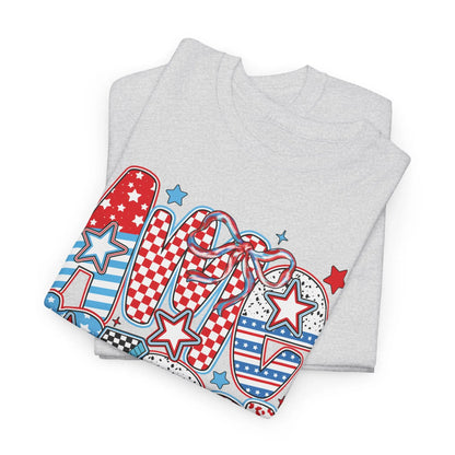 Bold Patriotic Americana Graphic Tee image 4