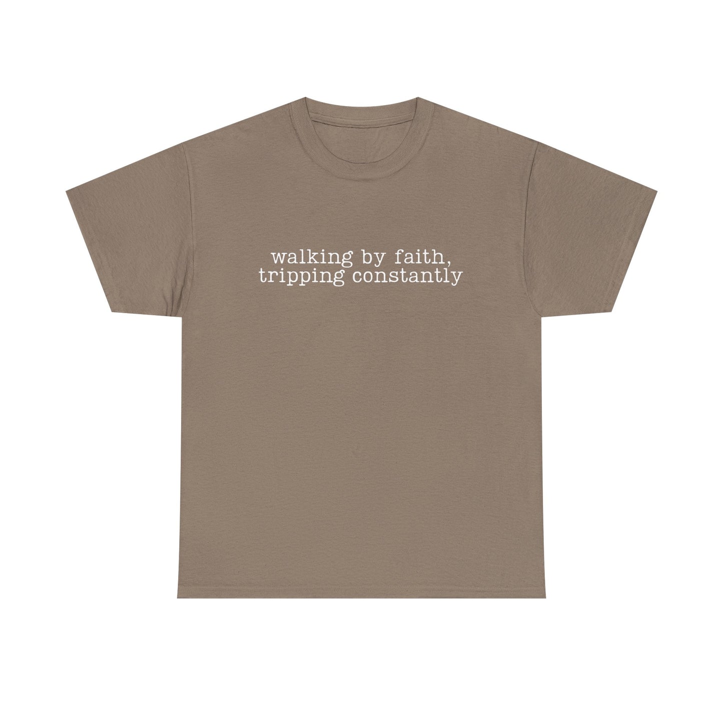 Walking By Faith Crewneck Tee