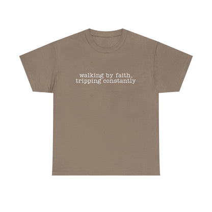 Walking By Faith Crewneck Tee