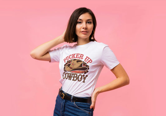 Pucker Up Cowboy Tee image 0