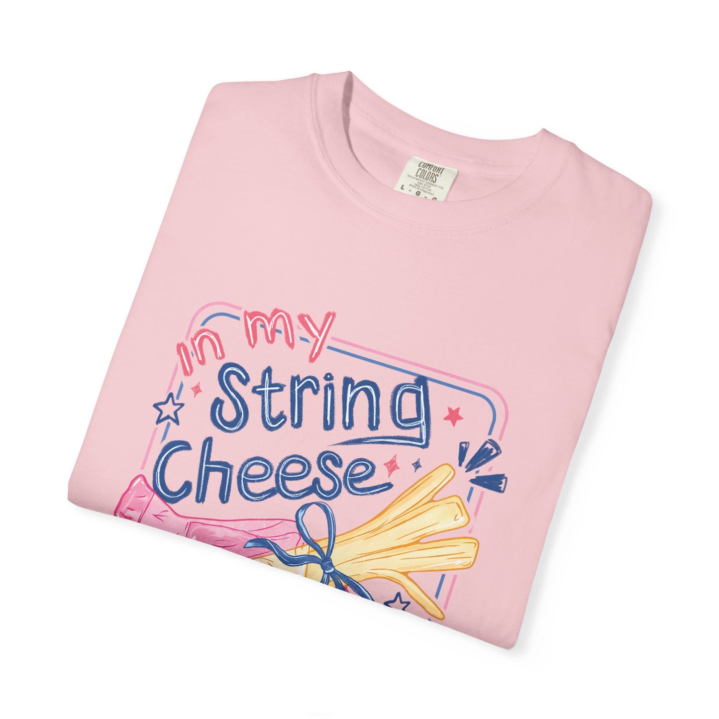 String Cheese Mama T-Shirt — Cute Pastel Mom Graphic Tee