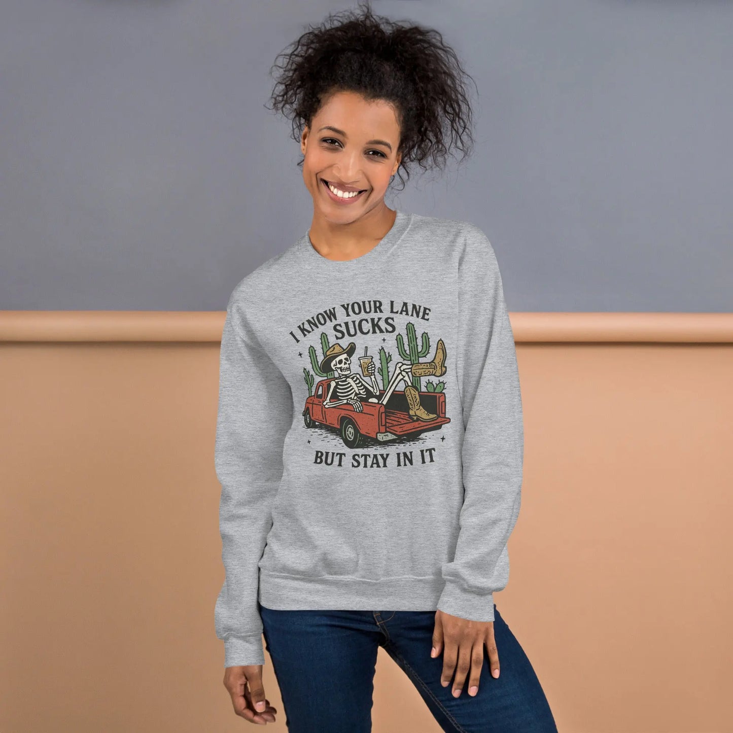 Stay In Your Lane Sweatshirt image 0