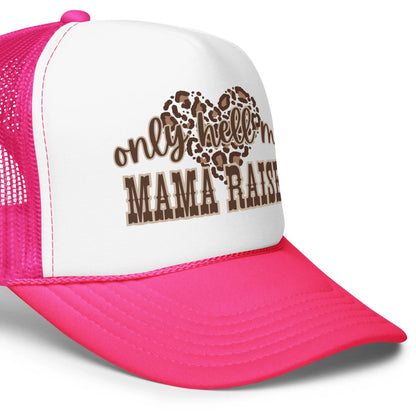 Only Hell Mama Raised Trucker Hat image 12