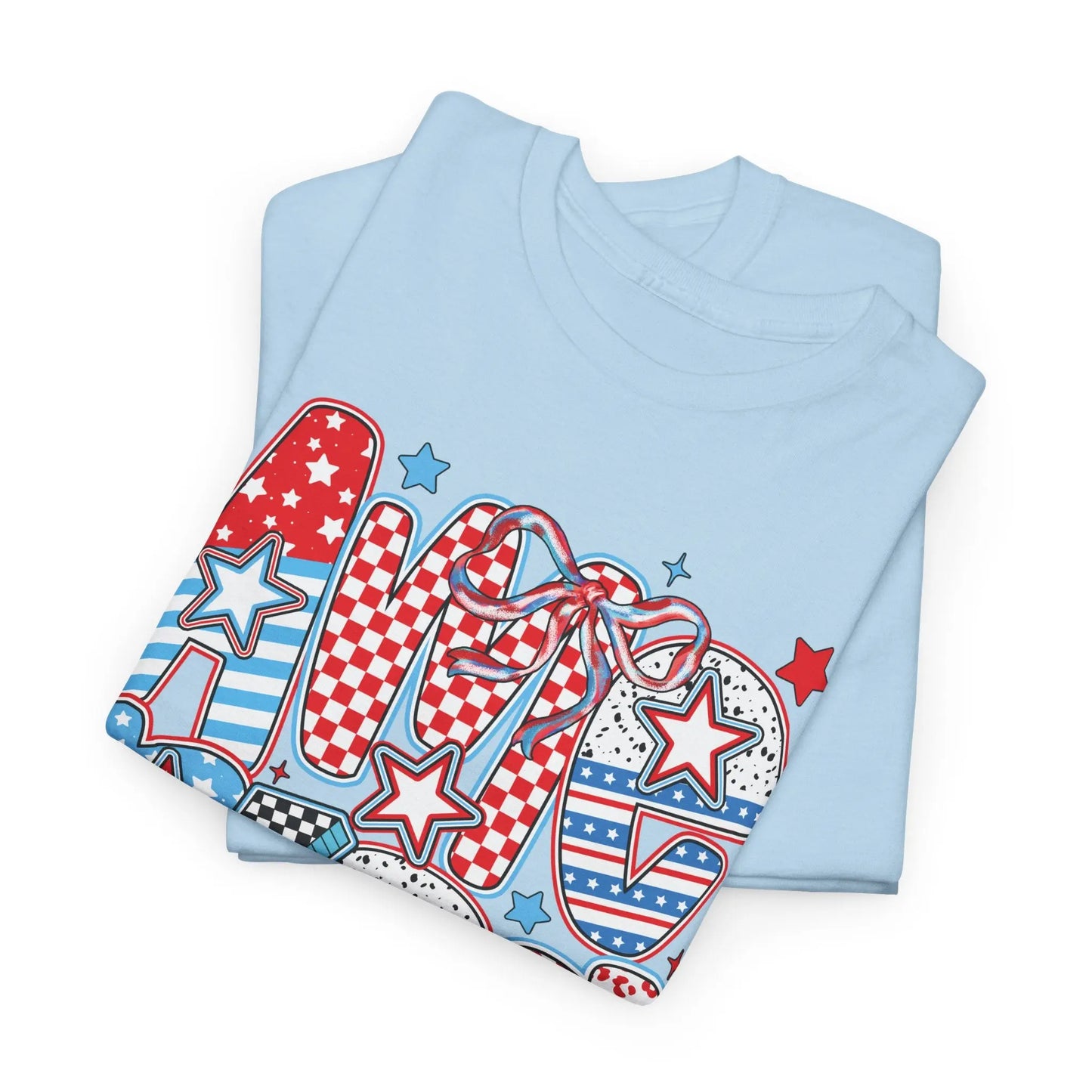 Bold Patriotic Americana Graphic Tee image 10