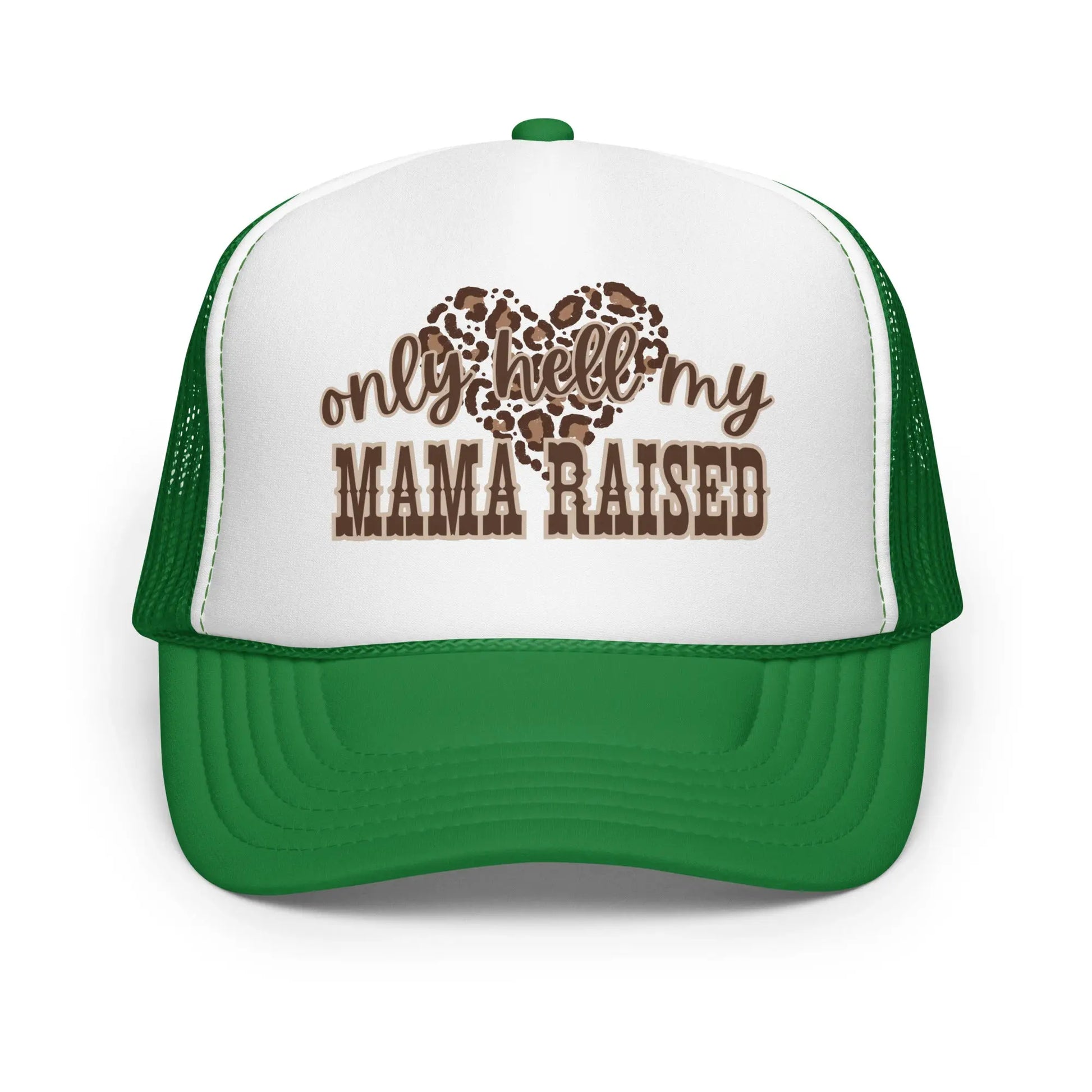 Only Hell Mama Raised Trucker Hat image 21