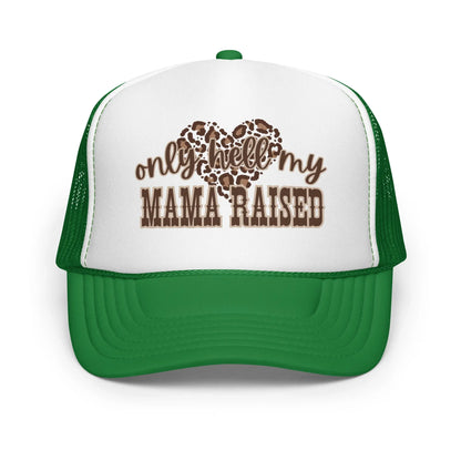 Only Hell Mama Raised Trucker Hat image 21