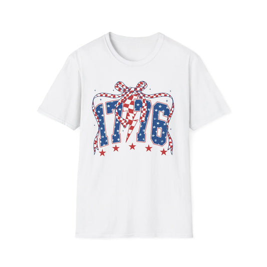 1776 Patriotic Bow Tee image 0