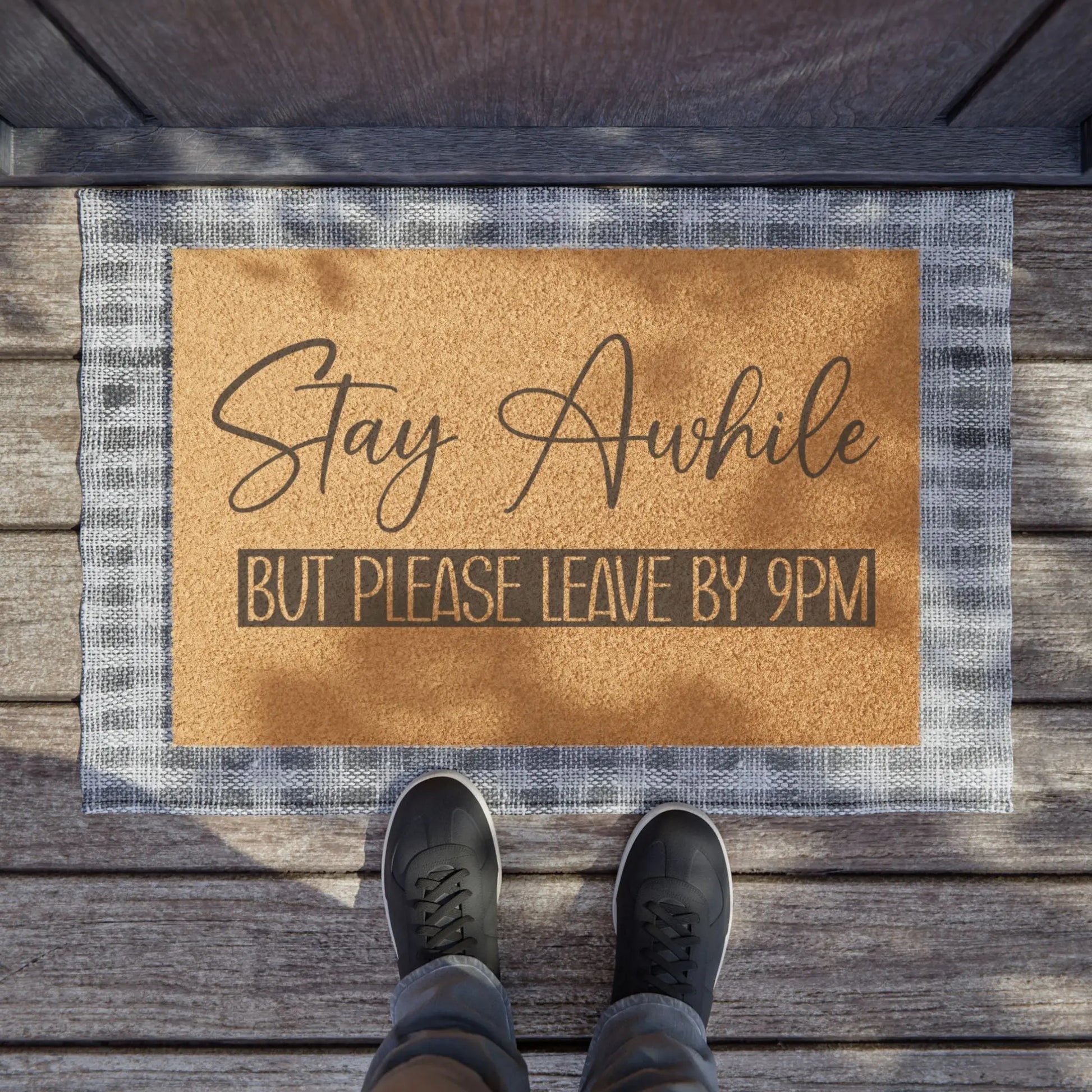 'Stay Awhile' Doormat image 3