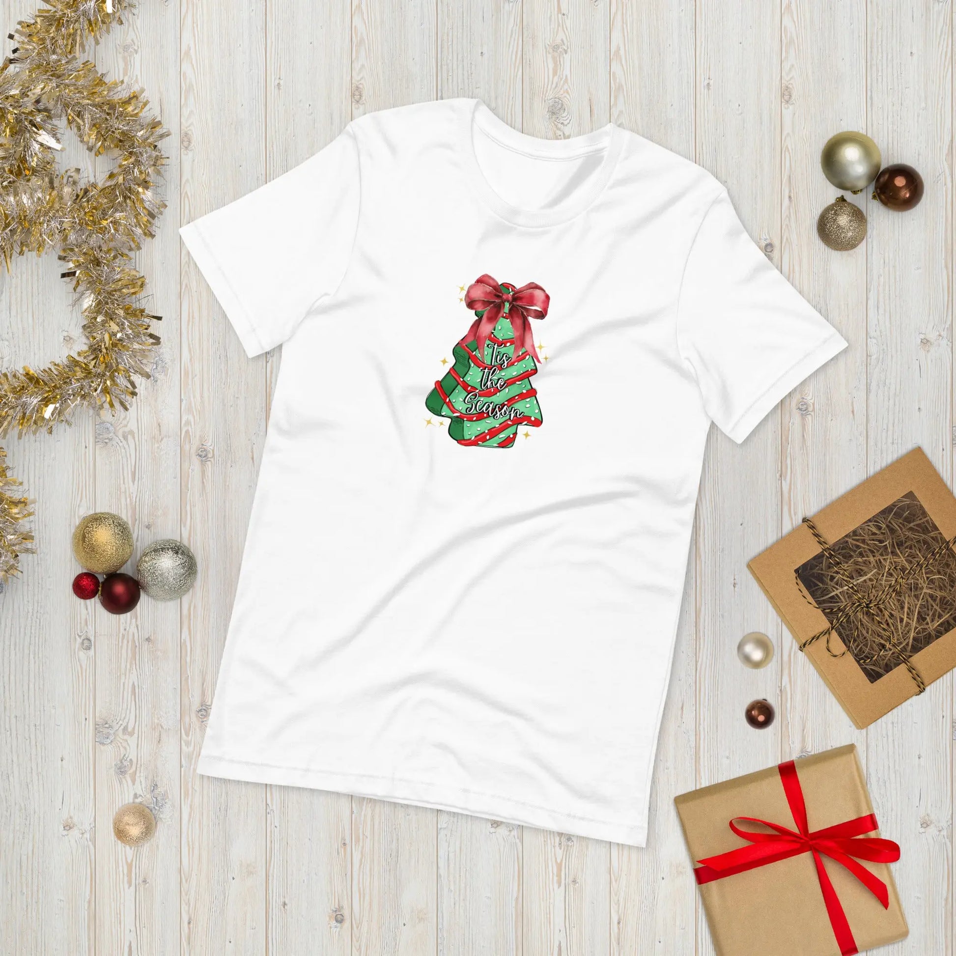 Tis The Season Christmas Cake Tee image 15