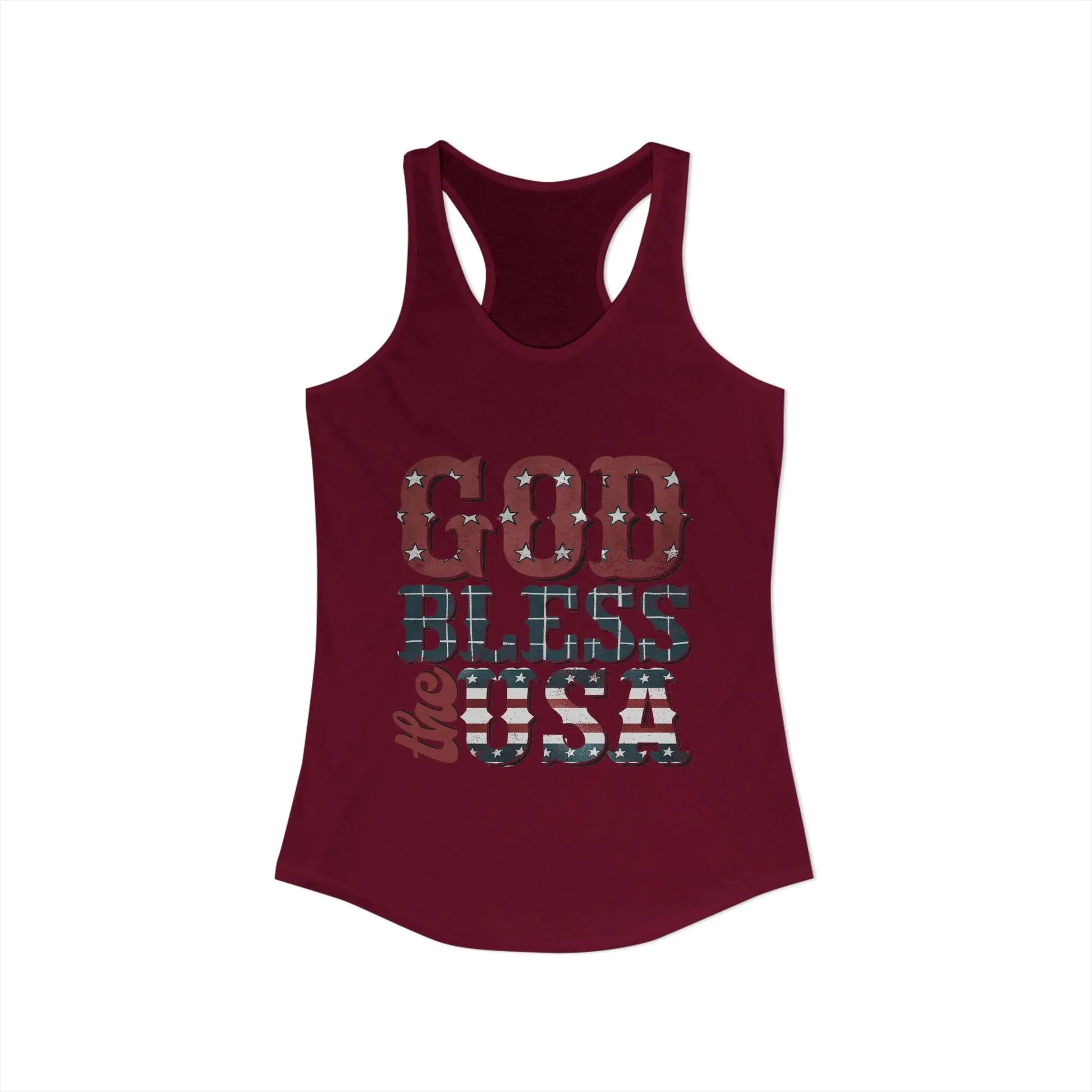 God Bless the USA Racerback Tank image 13