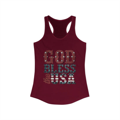 God Bless the USA Racerback Tank image 13