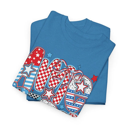 Bold Patriotic Americana Graphic Tee image 7