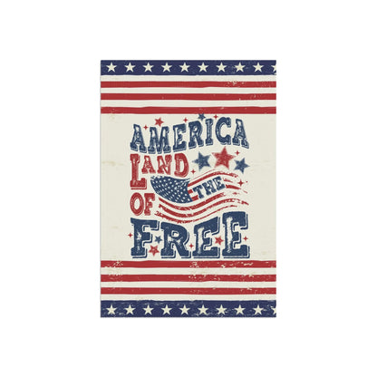 America, Land of the Free Patriotic Garden Flag image 2
