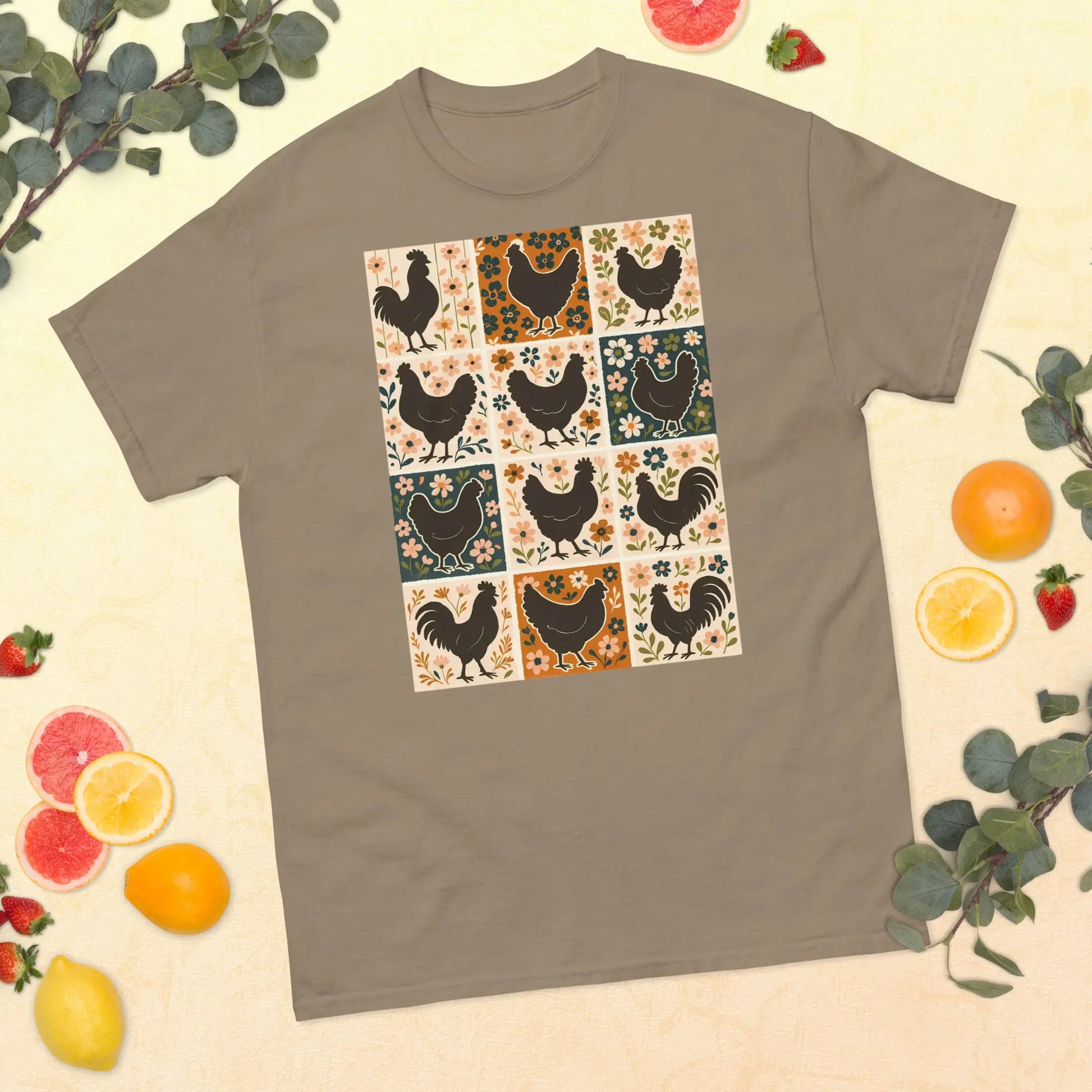 Checkered Chickens Tee image 1