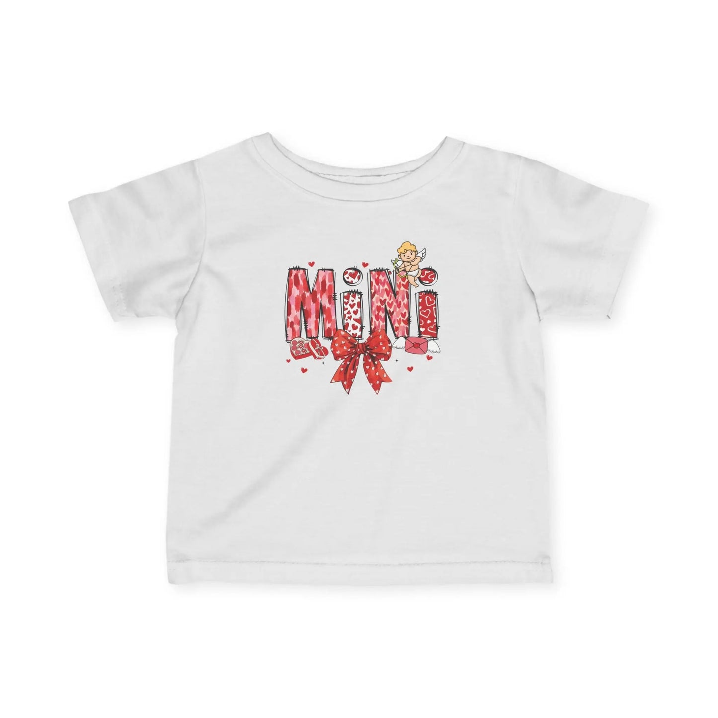 Mini Heart Pattern Baby Tee image 0