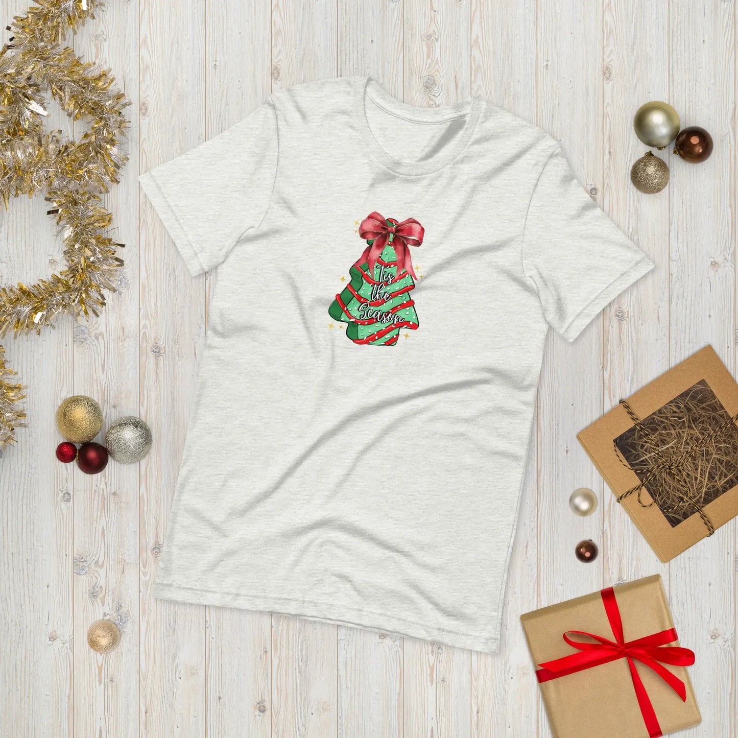 Tis The Season Christmas Cake Tee image 12