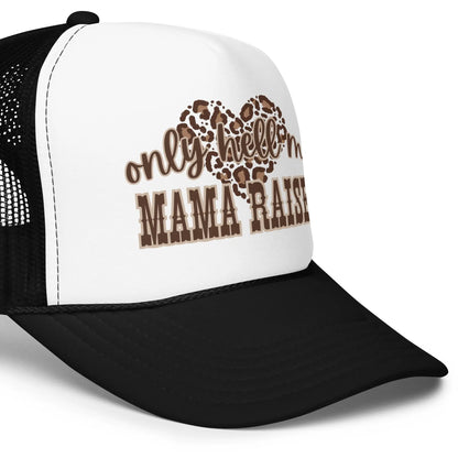 Only Hell Mama Raised Trucker Hat image 33