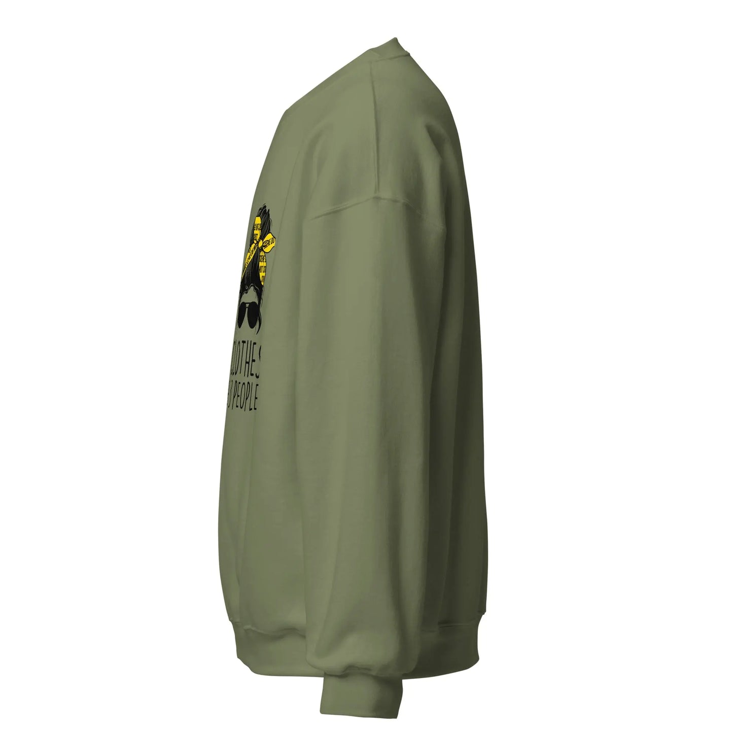 Murder Shows, Comfy Clothes, & 3 People Sweatshirt image 6