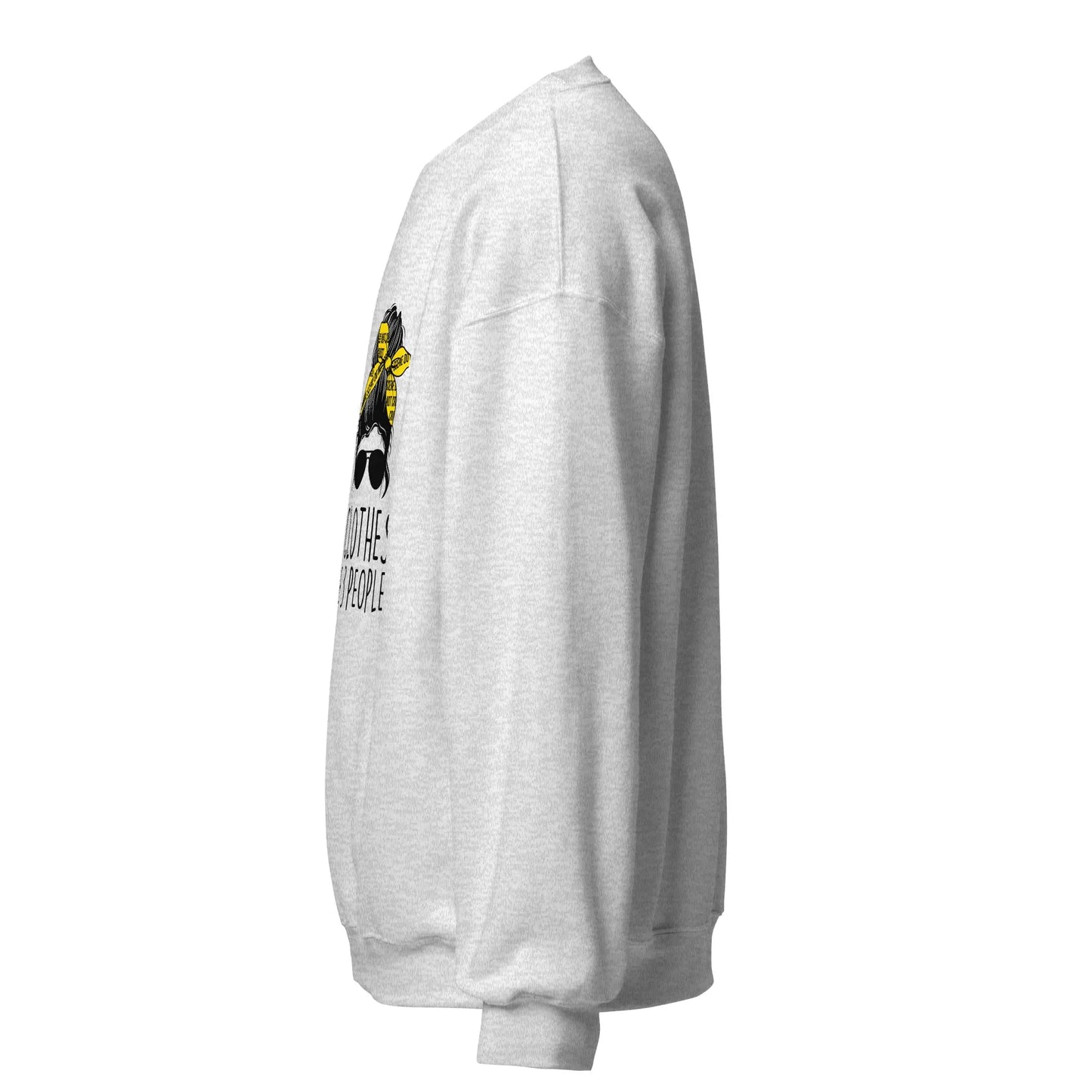 Murder Shows, Comfy Clothes, & 3 People Sweatshirt image 14