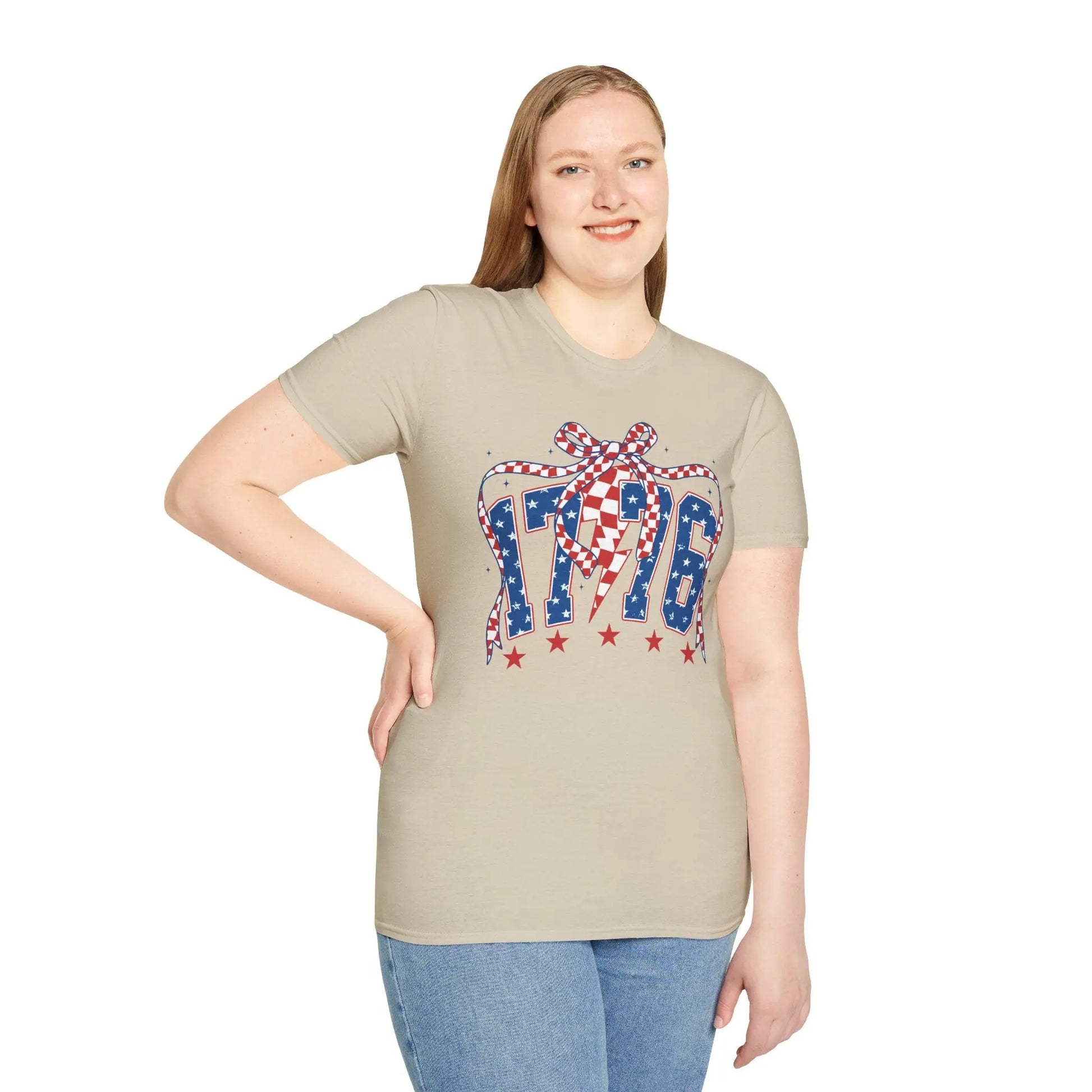 1776 Patriotic Bow Tee image 6