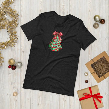 Tis The Season Christmas Cake Tee image 1
