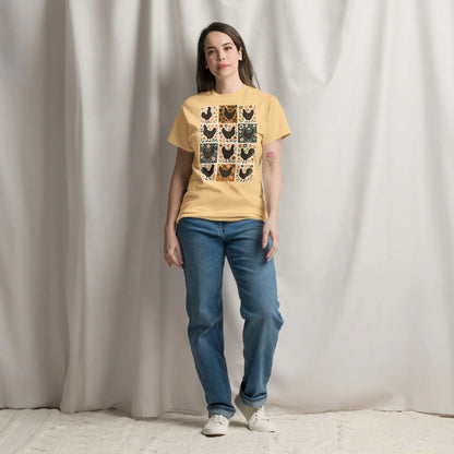 Checkered Chickens Tee image 6
