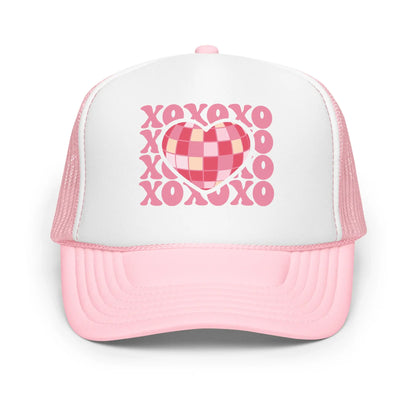 XOXO Disco Heart Trucker Hat image 3