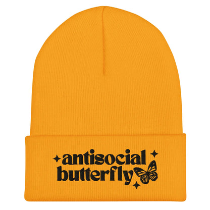 Antisocial Butterfly Cuffed Beanie image 10