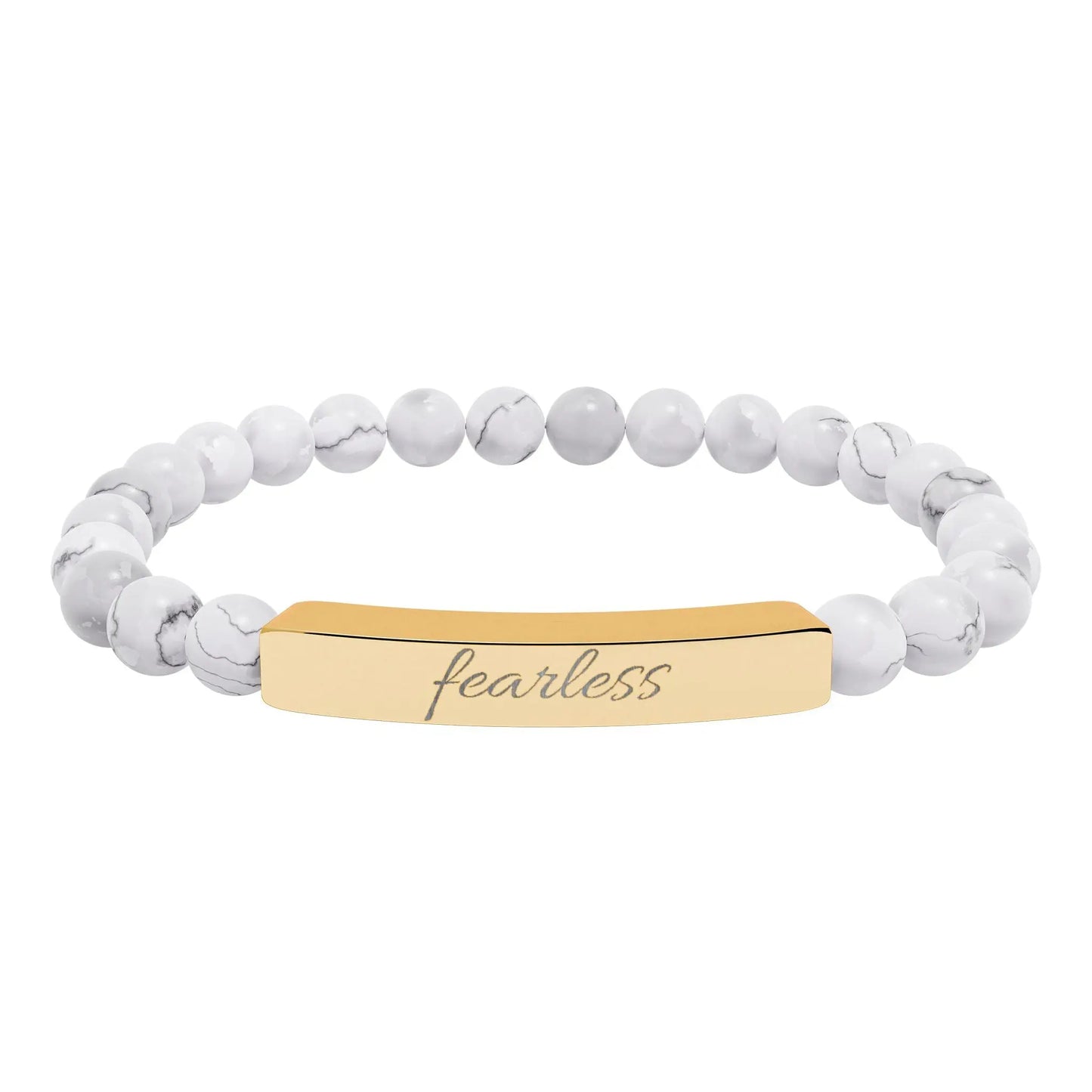 Fearless Natural Stone Bar Bracelet  image 0