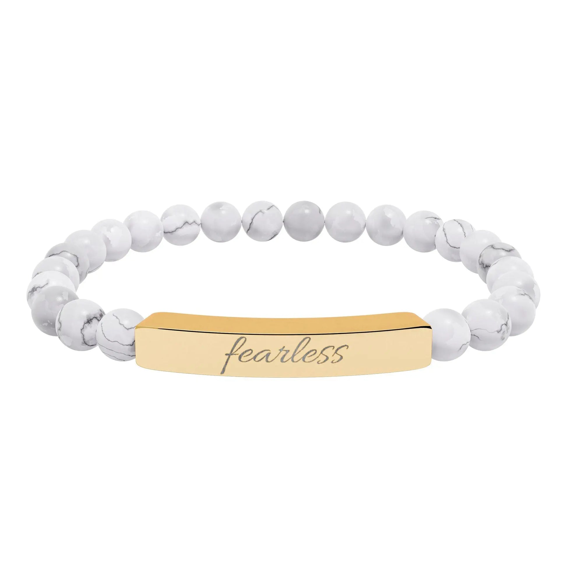 Fearless Natural Stone Bar Bracelet  image 0