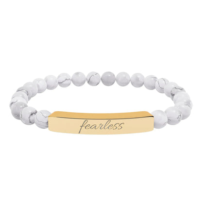 Fearless Natural Stone Bar Bracelet  image 0