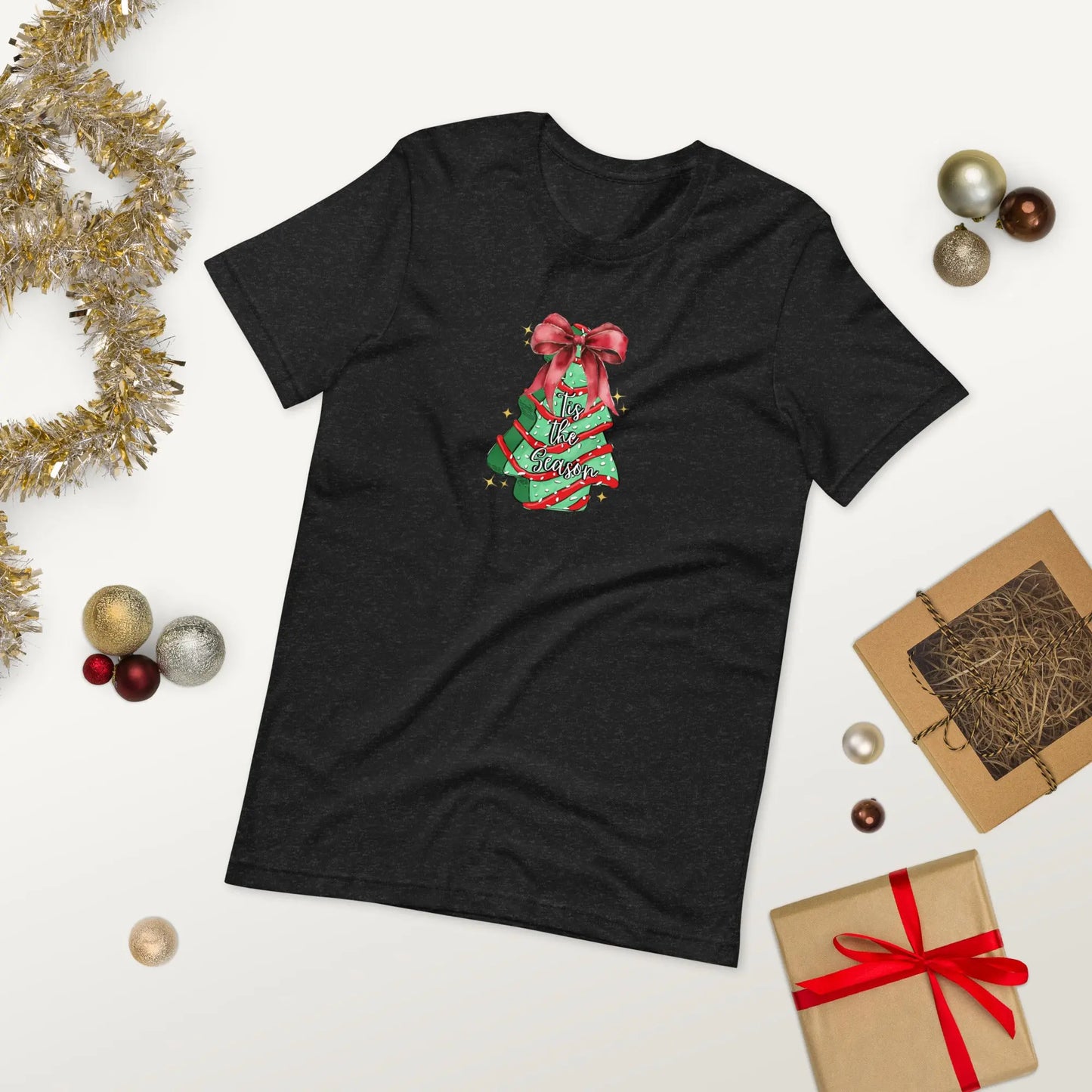 Tis The Season Christmas Cake Tee image 2