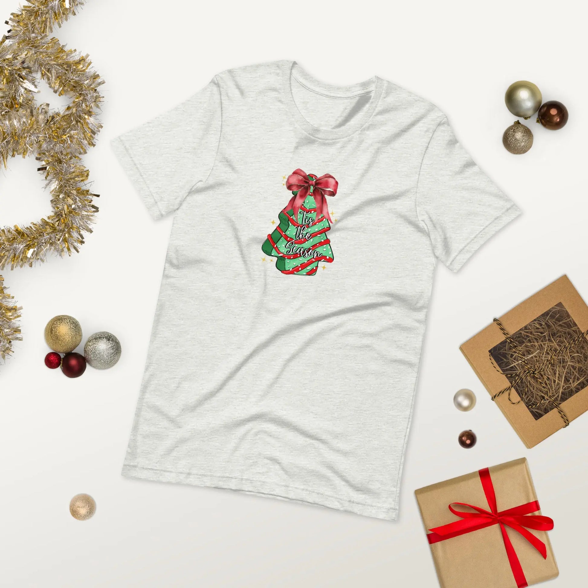 Tis The Season Christmas Cake Tee image 13