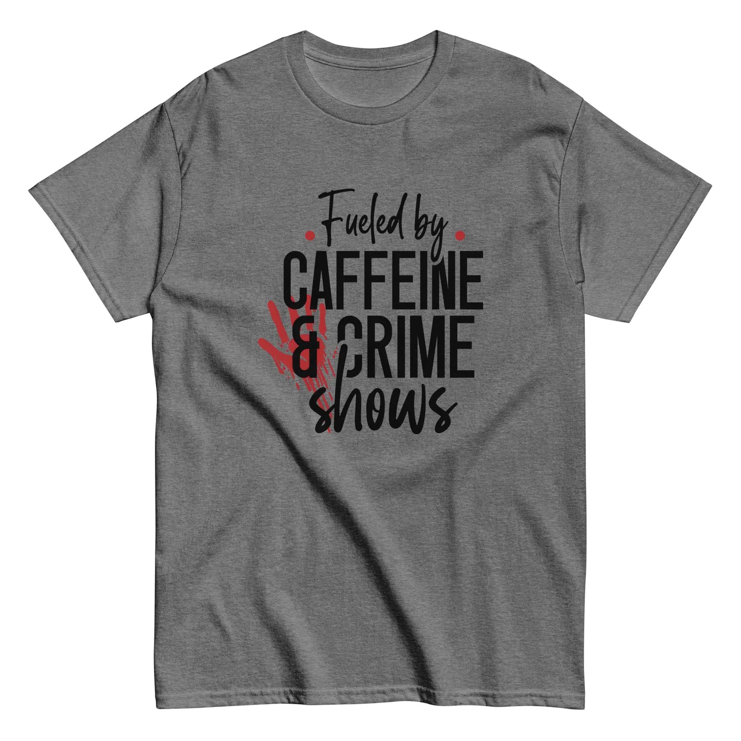 Caffeine & Crime Shows Tee image 0