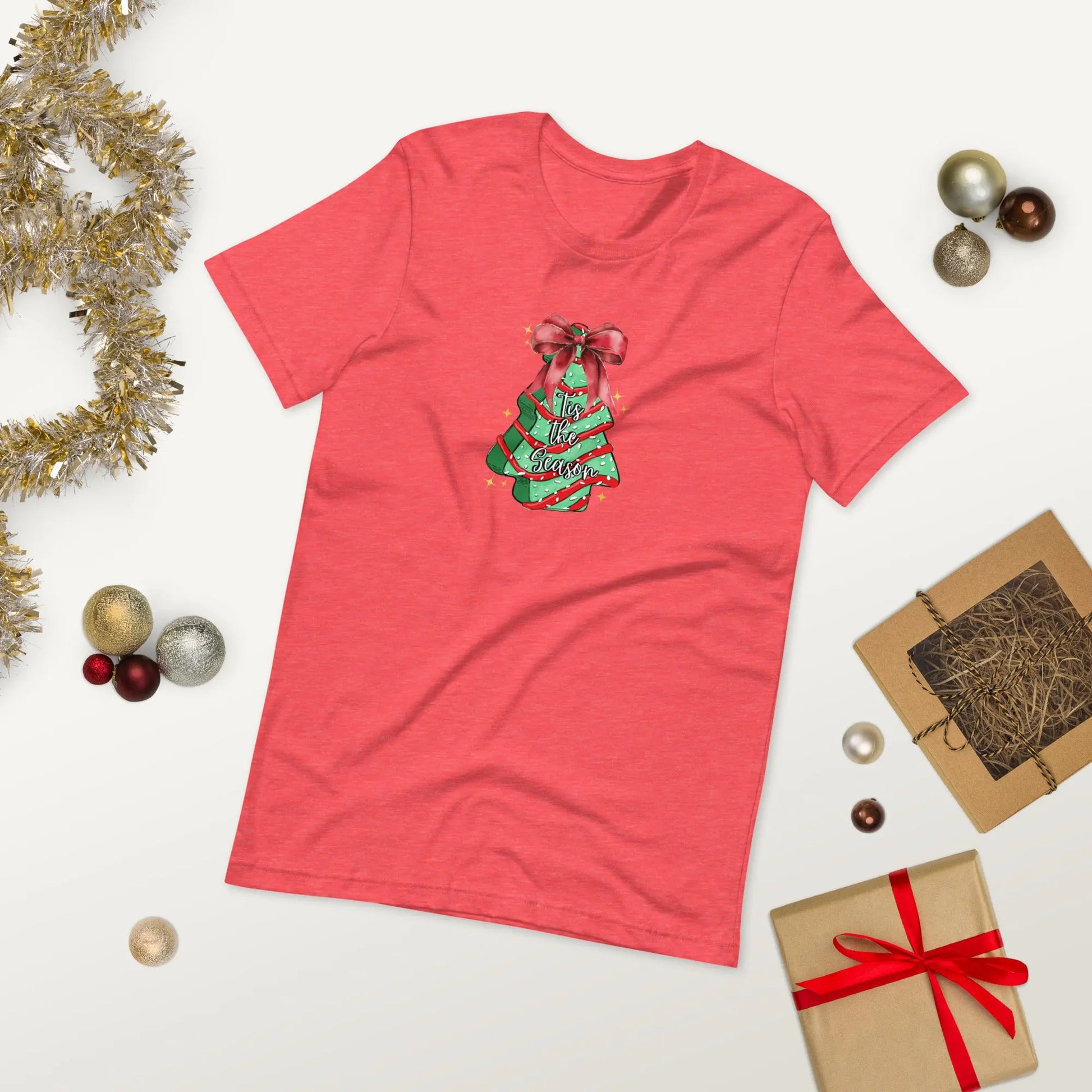 Tis The Season Christmas Cake Tee image 4