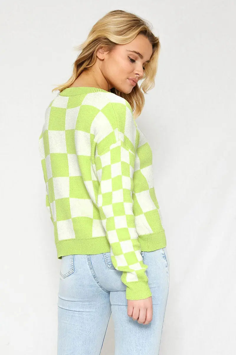 Checkered Cardigan image 1