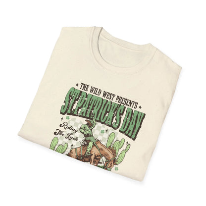 Lucky Bucking Bronco Graphic Tee Printify